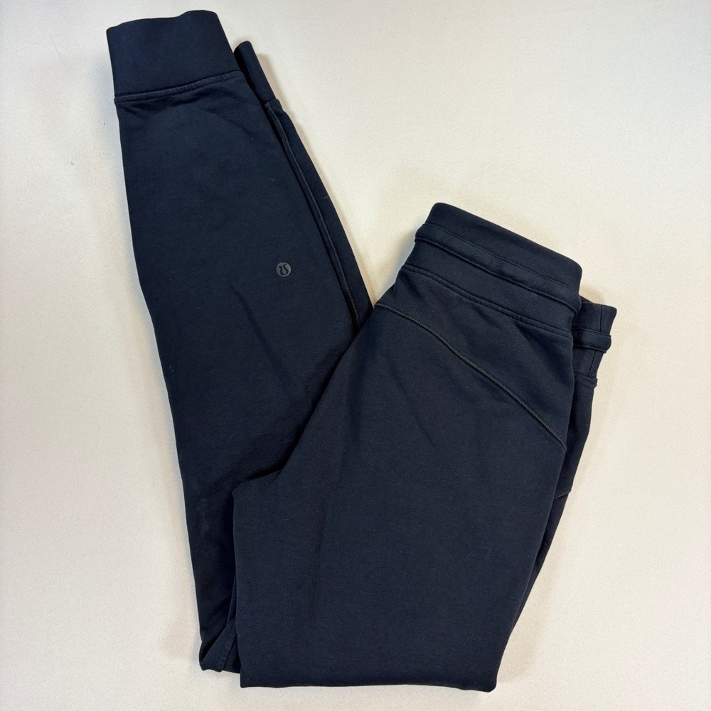 Lululemon Ready to Fleece Joggers Womens 4 Black Athleisure Hiking Travel